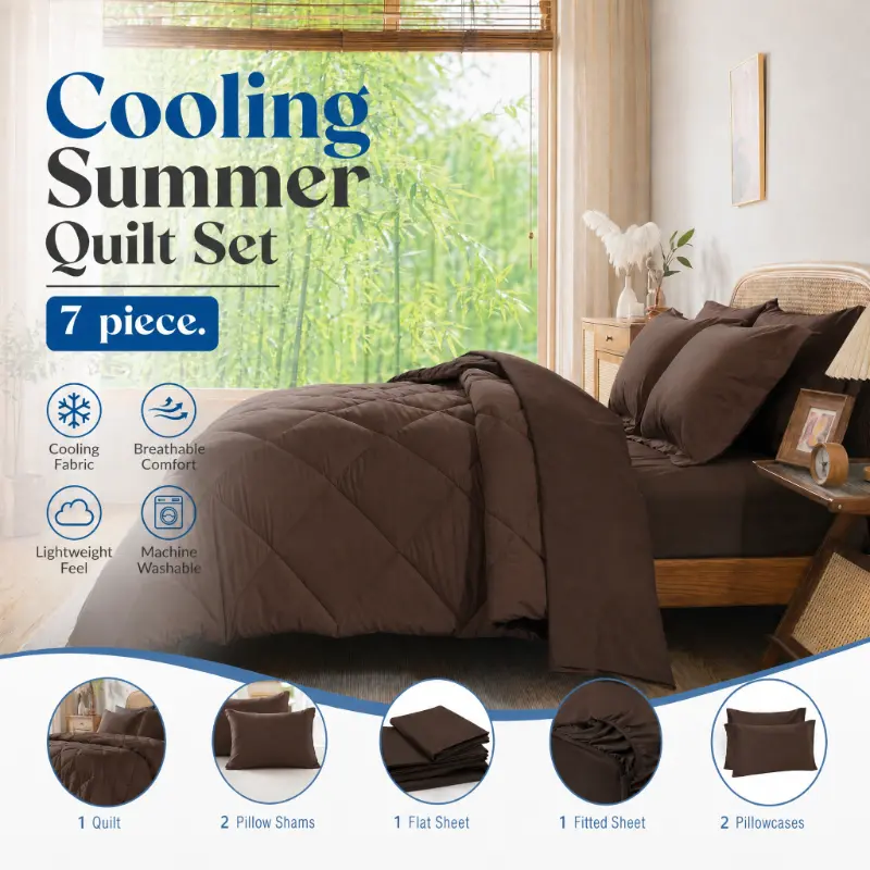 Brown - Dorm Bedding