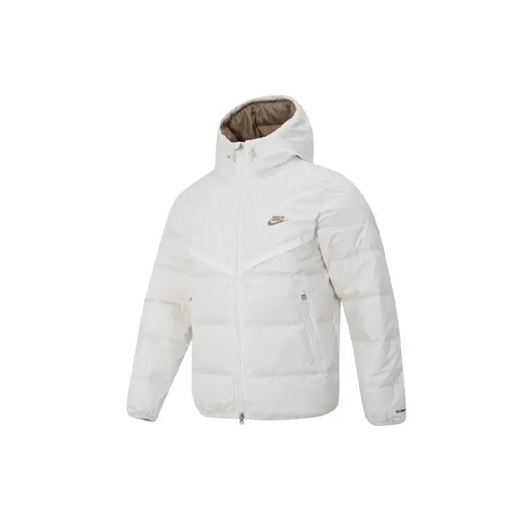 Nike Windrunner PrimaLoft Men's Storm-FIT Hooded Puffer Jacket White Sneakers FZ1103-133