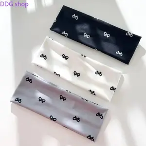 Women's Elegant Bow Print Headbands Set - Soft, Skin-Friendly Bowknot Hair Hoops, All-Match Hair Accessories for Daily Wear, Dating, Headbands for Women