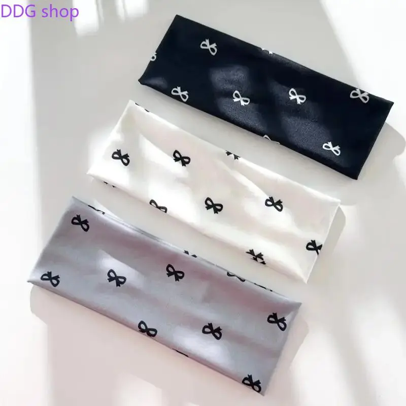 Women's Elegant Bow Print Headbands Set - Soft, Skin-Friendly Bowknot Hair Hoops, All-Match Hair Accessories for Daily Wear, Dating, Headbands for Women