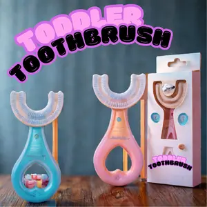 Toddler Toothbrush U Shaped Anti Choke Toothbrush For Children
