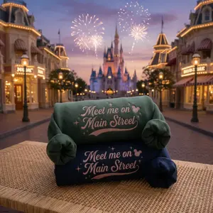 Embroidered Meet Me On Main Street Sweatshirt, Main Street USA sweatshirt, Magic Kingdom Sweatshirt, sweet magic