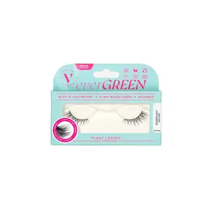 Wallflower Half Lash Biodegradable* Plant-Fibre False Eyelashes Makeup Gentle