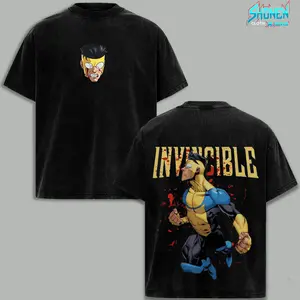 Mark Grayson Invincible T Shirt, Comic Hero Graphic Tee, Y2K Streetwear Fashion, Retro Superhero Outfit, Unisex Cotton Top