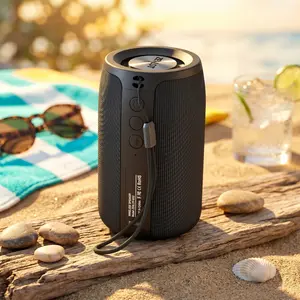 ZEALOTs 18W Maximum power Bluetooth Speaker  Portable | Bass Boost | Waterproof | AUX/TF/USB | Gift for Men & Kids Compact