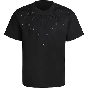 Men's Sparkly Sequin T-Shirts Sparkly Disco Rave Hot Tops Nightclub Glitter T-Shirt