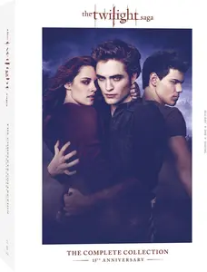 The Twilight Saga: The Complete Collection (15th Anniversary)  [BLU-RAY MOVIE] With DVD, Anniversary Ed, Boxed Set, , Dolby, Subtitled, Widescreen, Ac-3/Dolby Digital