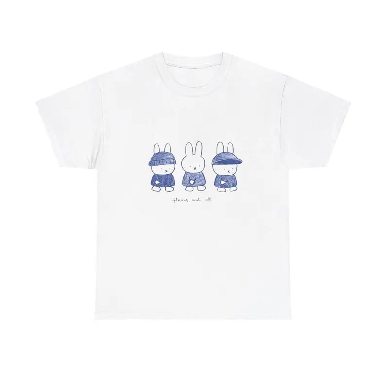 Wave To Earth Miffy  baby tee, Cute Baby Tee, y2k baby tee, 90s baby tee, y2k
