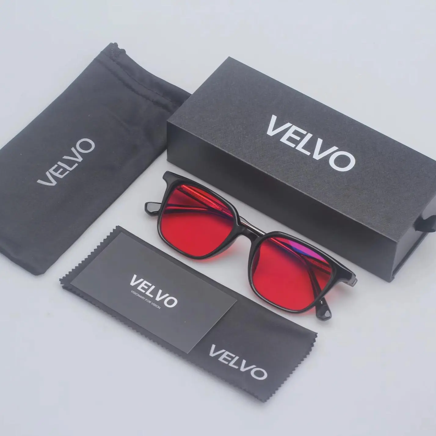 VELVO Mercer - crimson bluelight glasses