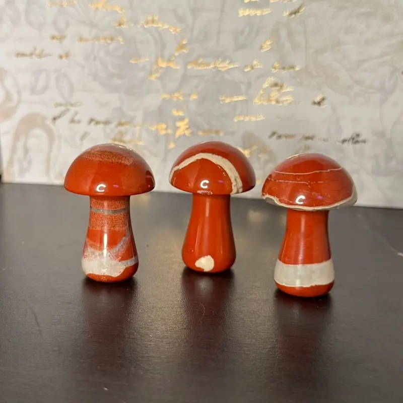 Red jasper mushroom Red jasper mushroom