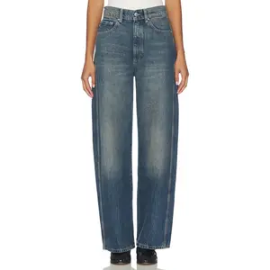 DL1961 Taylor Ultra High Rise Barrel Jeans in Tinted Dark