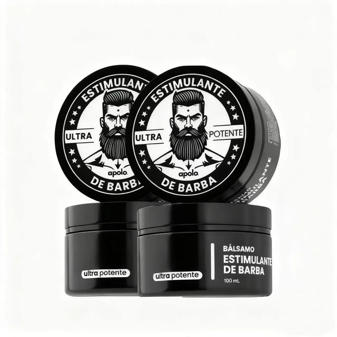 Apolo Men’s Daily Beard Growth Cream - Ultra Potent Minoxidil Formula, Non-Greasy Texture for Thick Hair, Comfort, and Hair Care