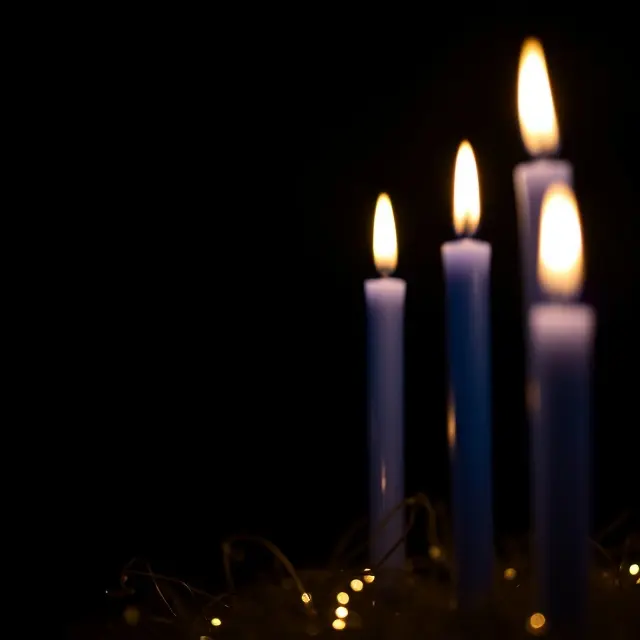 Blue Taper Candles for Spellwork and Setting Intentions - Enhance Communication and Expression - Light, Decor