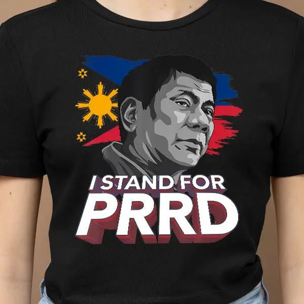 I Stand For Prrd Supporter Digong Duterte Philippine T-Shirt, Cultural Pride Tees, Heritage Apparel