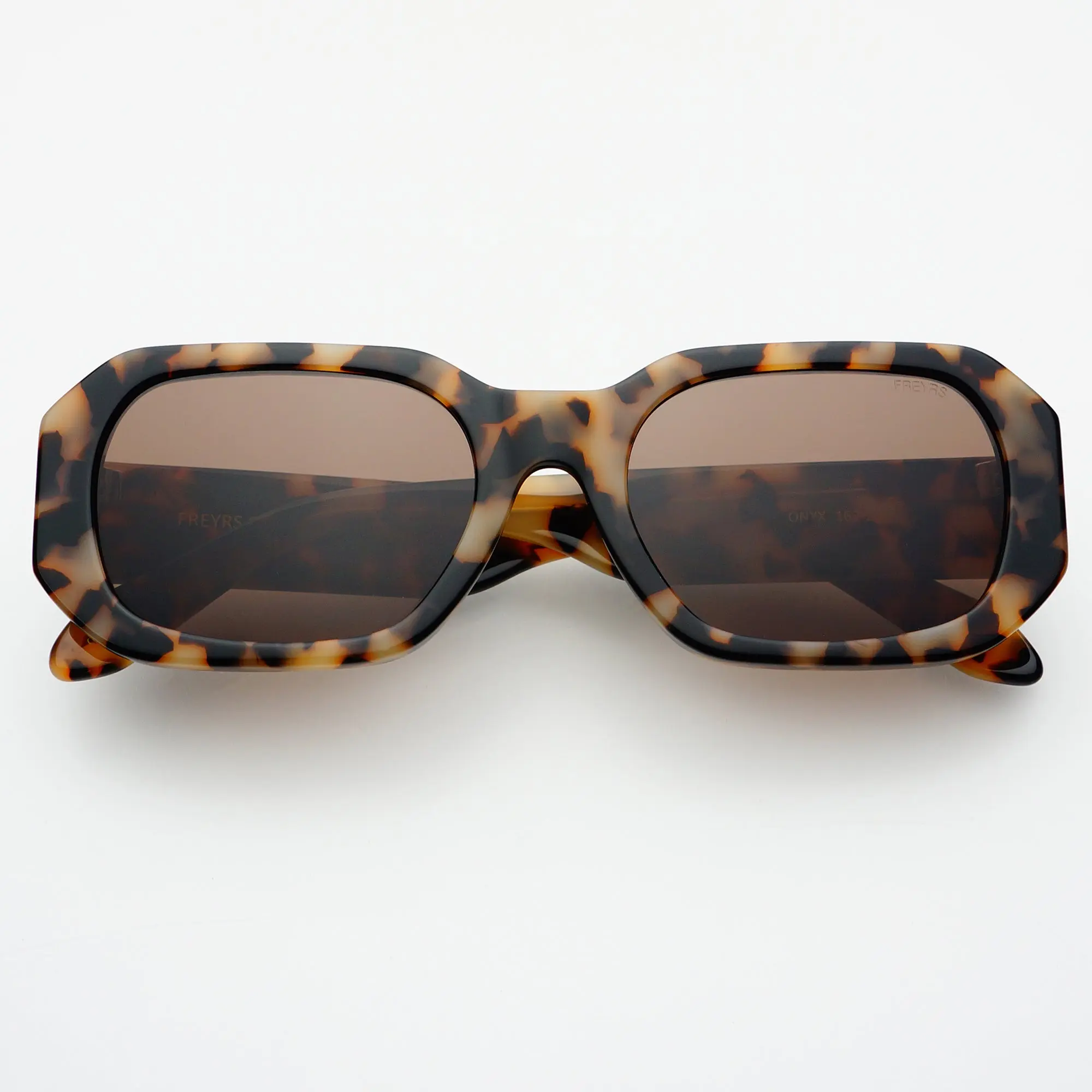 FREYRS Eyewear Onyx Rectangular Womens Acetate Sunglasses