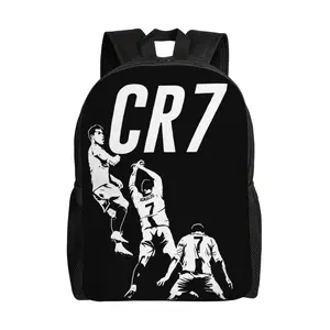 1PC back to school first day of school Number 7 CR7 Siu Daypack Men Women Adult Outdoor Sports Backpack Washable Bookbag