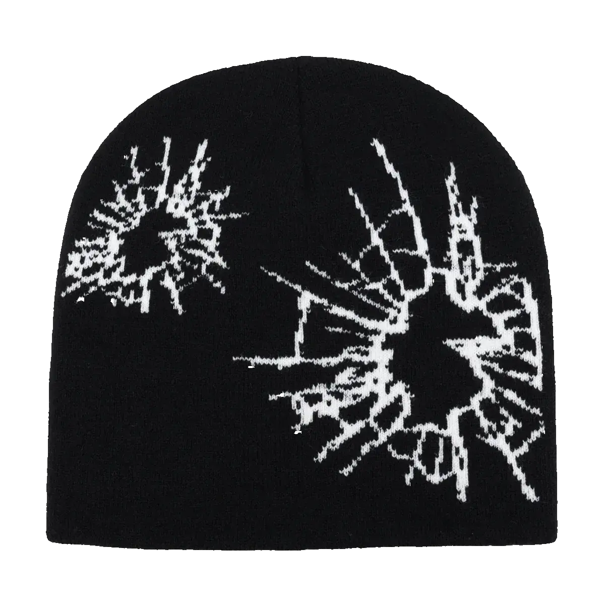 Shattered Glass Skully Beanie