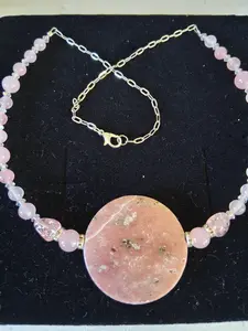 Magnasite + Quartzite + Crystal Necklace