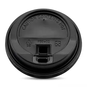 10 Disposable Coffee Cup Lids, Fits 90mm Diameter Paper Cups, Modern Style, Ideal for Parties and Events, Convenient and Reusable