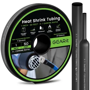 Dual-Wall Heat Shrink Tubing 3:1 Ratio Adhesive Lined, 50 Feet Dual-Wall Heat Shrink Tubing 3:1 Ratio Adhesive Lined, 50 Feet