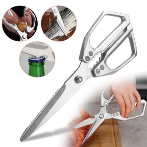 Heavy Duty Kitchen Scissors Stainless Steel Multipurpose Kitchen Shears for Meat Poultry Vegetables with Ergonomic Handle, mothersdaygift#Summervibes