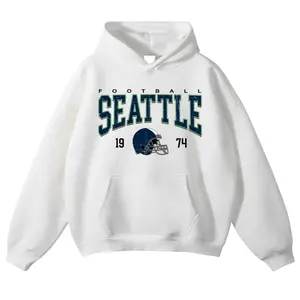 Vintage Seattle Football Crewneck Hoodie, Seattle Team Pullover Hoodie, Vintage Seahawk Crewneck Hoodie, Seahawk Fan Apparel, Seattle Football Game Day Hoodie, Seattle Football Team Graphic Hoodie, Seattle Football Long sleeve Hoodie