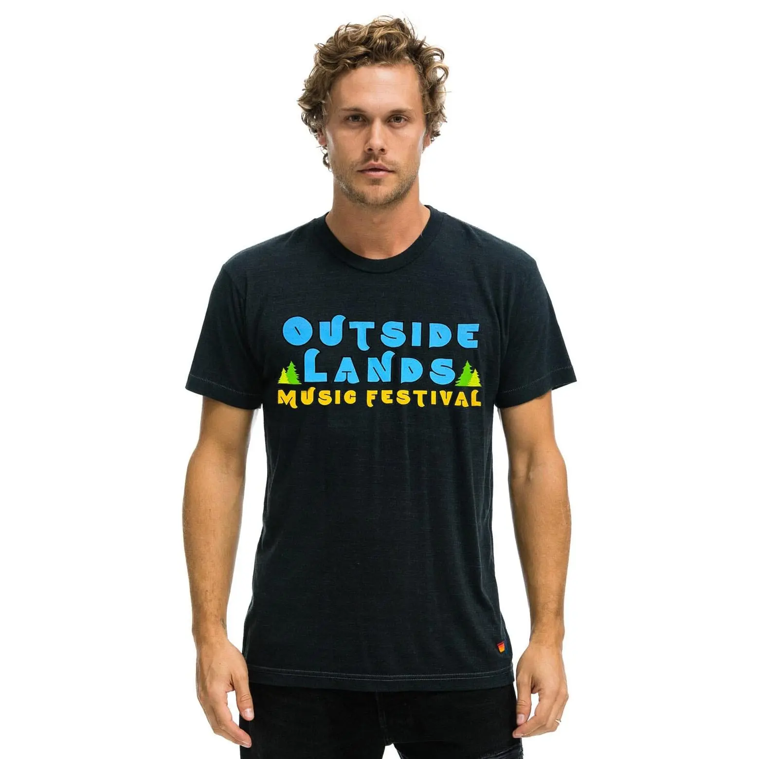 OUTSIDE LANDS 2024 UNISEX CREW TEE - CHARCOAL
