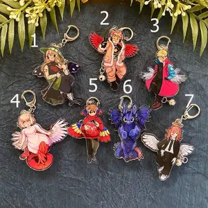 Flapping Acrylic Keychains | Grain Angel Devil Hawks Vash Philza