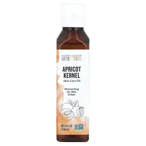 Aura Cacia Skin Care Oil, Apricot Kernel, 4 fl oz (118 ml)