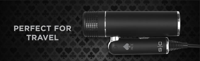 StyleCraft Ace Hair Dryer - Professional Lightweight Foldable Hair Dryer with Rotary Motor Storage