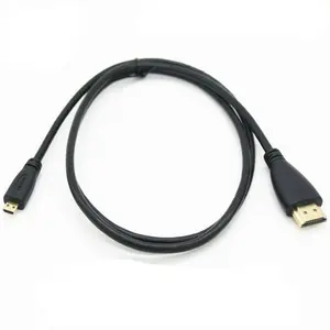 Micro HDMI Cable HDMI A to HDMI Mini Type D Adapter for Camera Sony Nikon HDTV 5FT