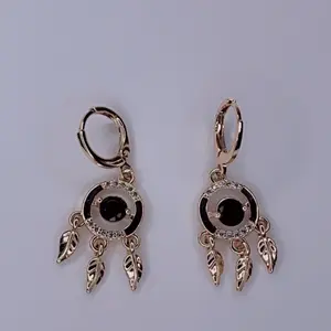 Arete Atrapa sueños Oro Laminado