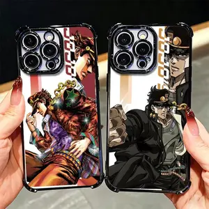JoJo Adventure Anime Desgin Soft Phone Case For iphone 17 16 15 14 13 12 11 17Air Plus Pro Promax Samsung Galaxy S26 S25 S24 S23 S22