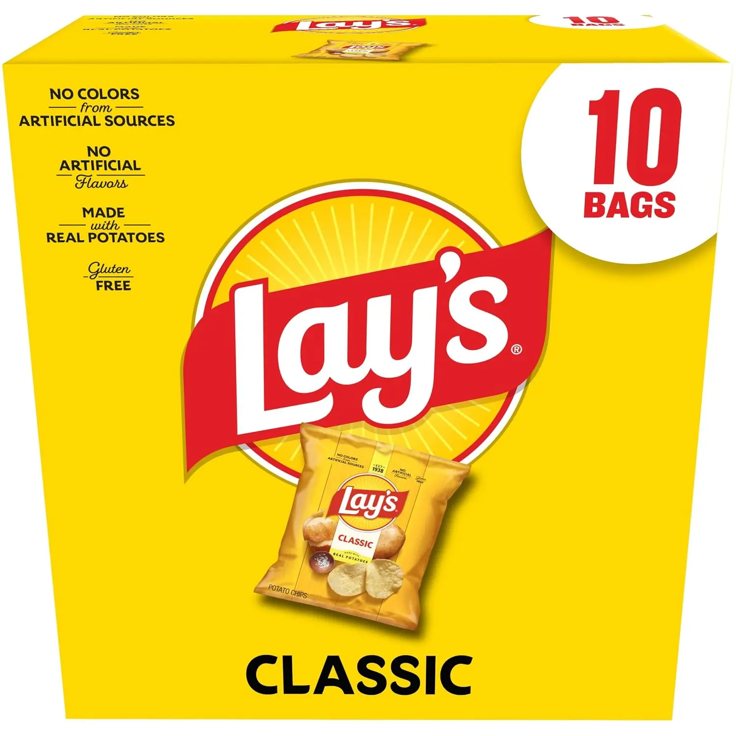 Lay's Classic, (10 Count)