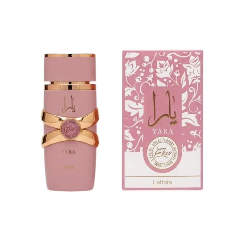 Lattafa Yara Elixir Eau de Parfum, Long Lasting Vanilla Perfume for Women, Gourmand Fragrance with Strawberry S'mores & Caramel, 100ml, Gourmand Perfume, Vanilla Musk Perfume, Cruelty Free
