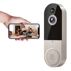 1080P Wireless Doorbell Camera, Smart WiFi Video Doorbell, AI Human Detection, Two-Way Audio, Night Vision, Cloud Storage, Instant Alert, 2.4Ghz WiFi, Outdoor Security Camera, Rechargeable Battery Powered
