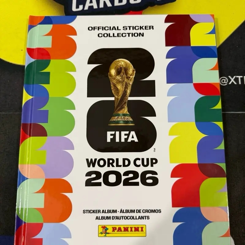 2026 Panini Hard-Cover World Cup Trading Card Album, Sports Collectibles Accessory