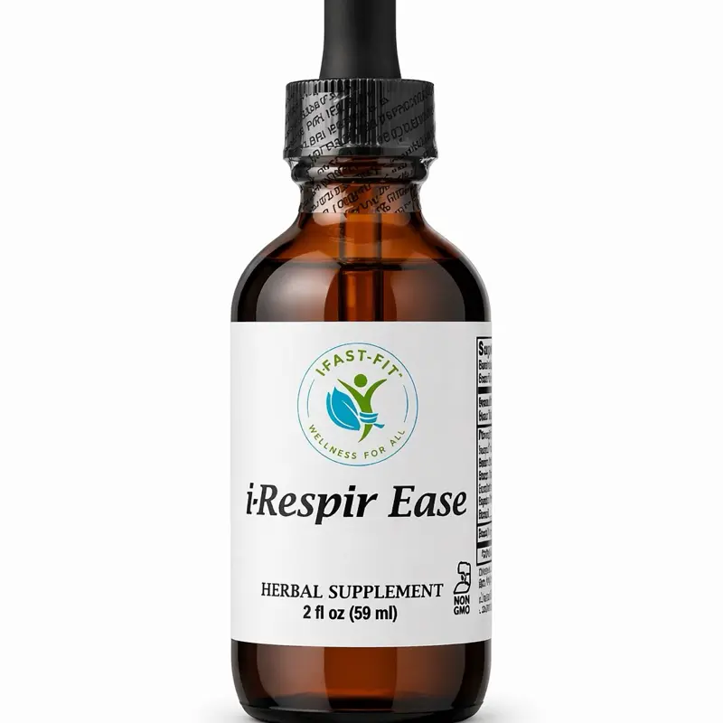 Ifastfit I-Respir Ease For Lungs with Mullein Extract - Natural Health Supplement - Healthcare, Vitamin