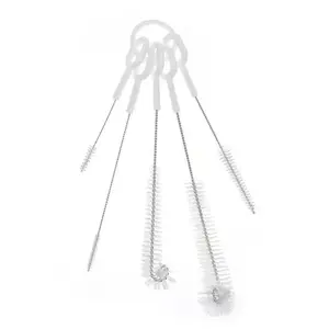 Straw Cleaner Brushes Sets, Long Handle Bottle Cleaner 5 Pieces Botthle Cleaning Brush and Nylon Tube Brush Brush Kit for Sippy Cup, Tumbler, Water Bottle, Drinking Straw