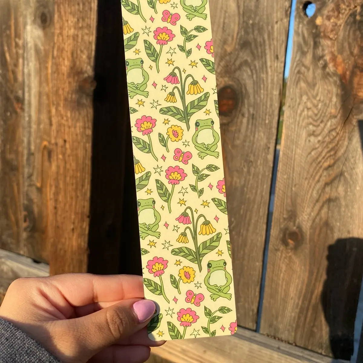 Frog Spring Bookmark
