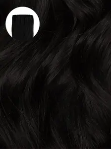 Jet Black (1) Invisible Clip-Ins
