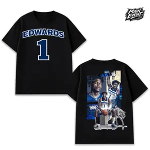 Youth & Adult Anth0ny Edwards NBA Shirt Basketball Graphic Tee, Timberwolves Fan T-Shirt, Vintage Retro Sports Tee, Streetwear Unisex Apparel, Gift for Him Her