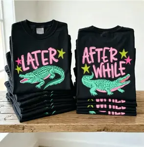 Later Gator After While Gator Comfortable to wear Short Sleeve Summer T shirt