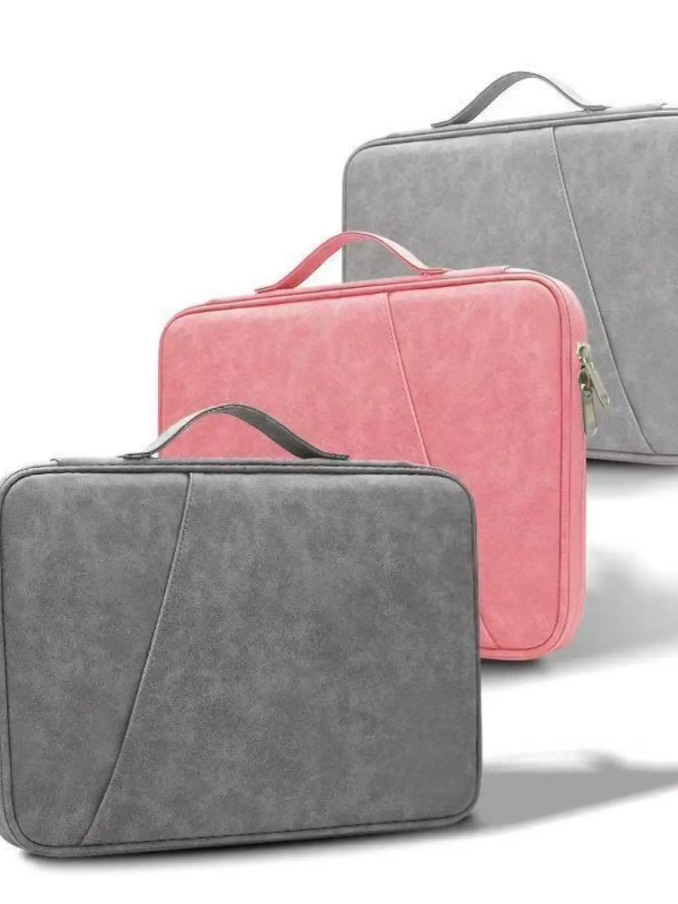 Portable Tablet Sleeve Pouch Bag with Zipper & Compartments, Waterproof Protective Travel Tablet Sleeve Bag, Tablet Accessories for iPad & Samsung Galaxy Tab Tablet Series, Protection, Tablet Cover