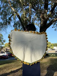 Handmade Crochet Sunflower Blanket Bouquet