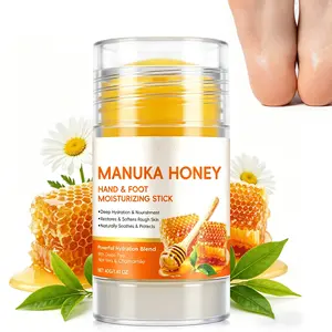 40g Manuka Honey Feet Care Stick Cracked Heel Repair Stick Strength Gentle Moisturizing Hydrating Foot & Hand Balm, Repair Creams for Dry Feet, Knee, Elbow and Hand Daily Care