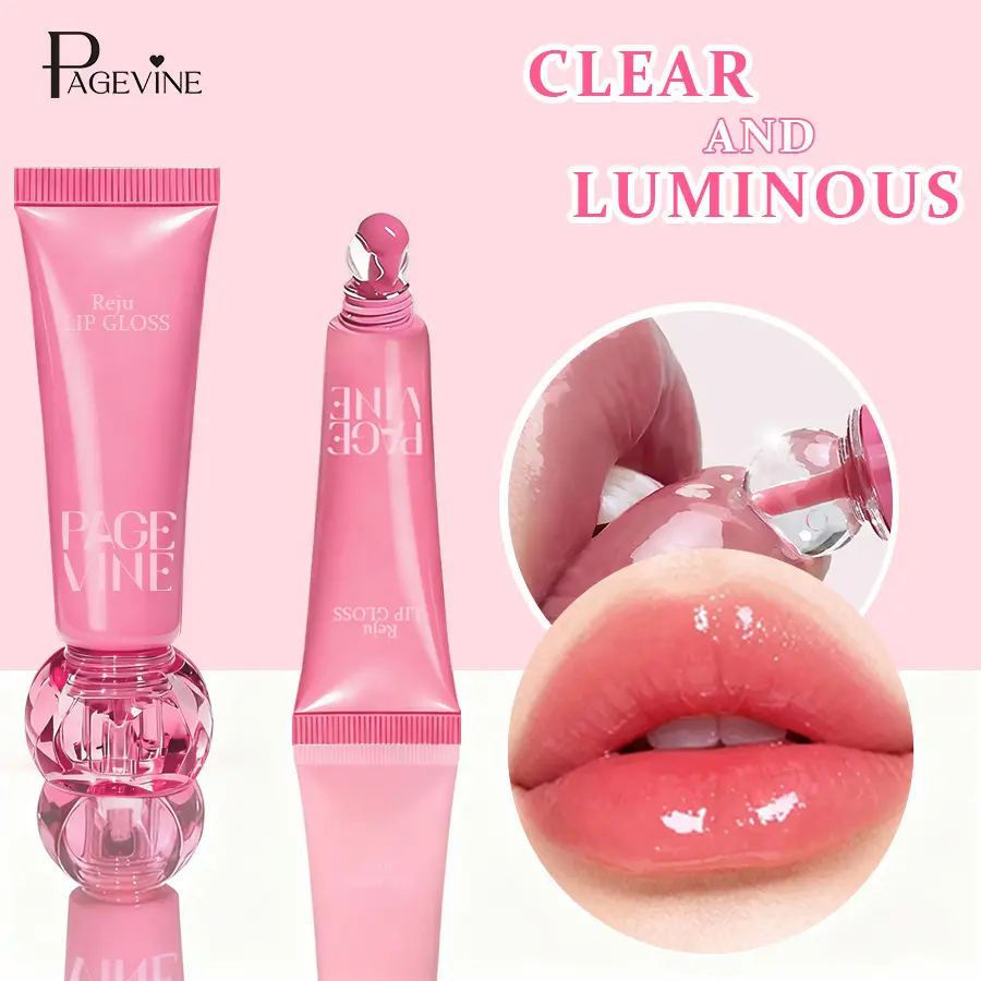 PAGEVINE Reju Plumping Lip Gloss Stick |   Hydrating Lip Oil & Night Lip Mask |   Moisturizing Nourishing Lip Balm |   Clear High-Shine Liquid Lipstick, Cosmetic, Glossy Lip Melt Moisture Lip Care Moisturize