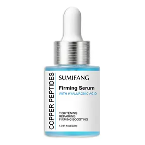 SUMIFANG Copper Peptide Firming Serum 30ml – Copper Peptide + Hyaluronic Acid + Collagen Peptide – Firms, Repairs, Lifts, Strengthens | Brightens Skin Tone, Smoothes Skin Texture, Improves Elasticity
