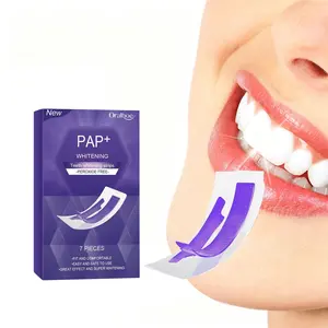 Oralhoe Whitening Teoth Strips, Tooth Brightoning Gentle Mild Daily Oral Care Stickers for Bright Teeth, Daily Cloaning Cleansing and Maintenance, Oral Hygiene Essentials
