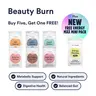 Kind Patches Beauty Burn Bundle: 30 MB + 30 Berberine + 30 Unpuff + 30 Super Glow + 30 Hair Support + 30 NAD+ Pacthes, Metabolic Balance & Digestive Health, Beauty Vitality & NAD+ Production Support, Natural Ingredients